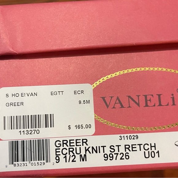 Vaneli Women's Tan Slingback Shoes super comfy shoes sz 9.5 - Picture 3 of 4